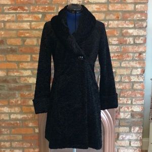 WHBM Faux Fur Coat